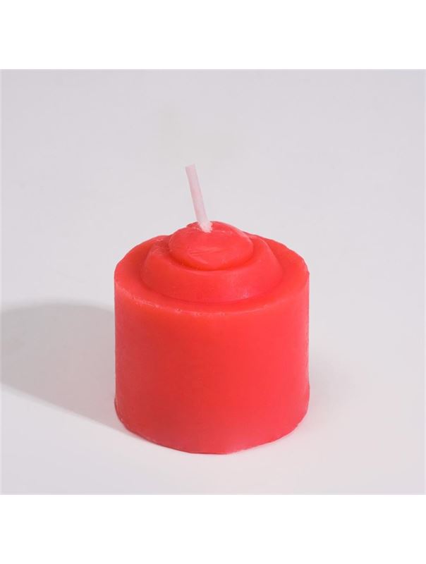 Красная свеча для БДСМ «Роза» из низкотемпературного воска
