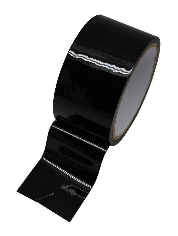 Черный скотч для бондажа (17 м)