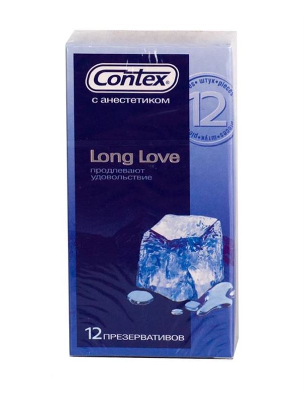 Презервативы продлевающие половой акт CONTEX Long Love (12 шт)