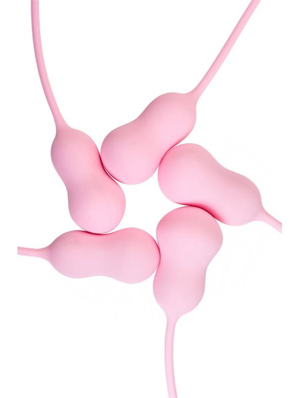 Набор из 5 розовых вагинальных шариков Tulips