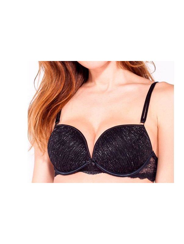 Бюстгальтер-балконет Silvery с люрексом
