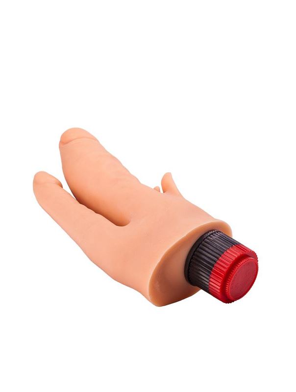 Двойной анально-вагинальный гелевый вибратор (17 см)
