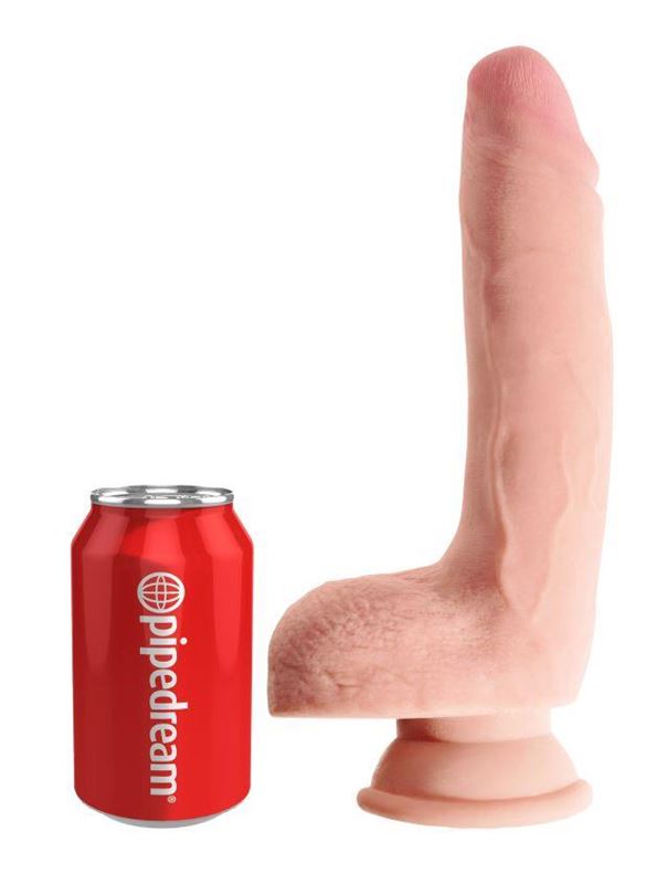 Телесный фаллоимитатор на присоске 9" Triple Density Cock with Balls (24,1 см)