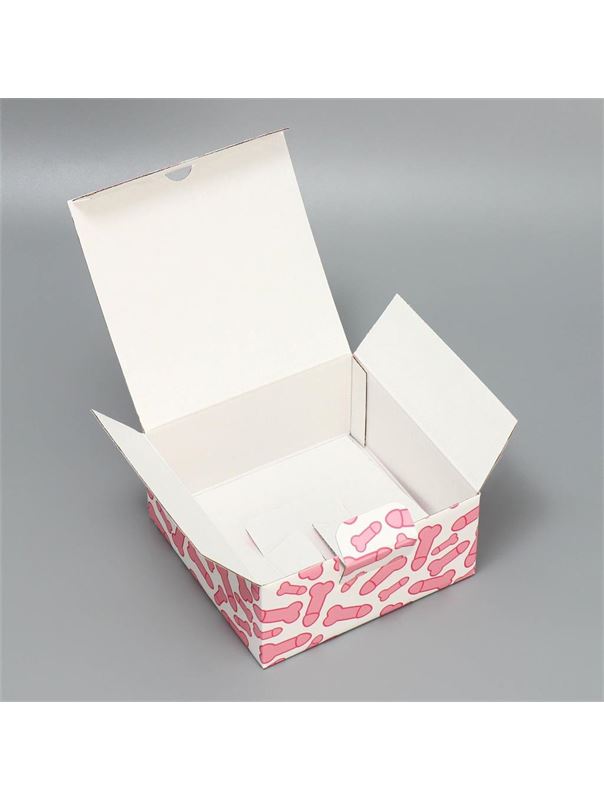 Сборная подарочная коробка «Паттерн» (15 х 15 х 7 см)