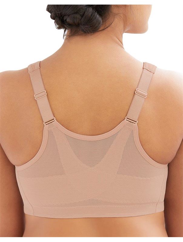 Бюстгальтер без каркасов и фронтальной застежкой