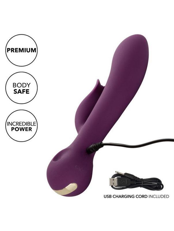 Фиолетовый вибратор кролик Desire (22,25 см)