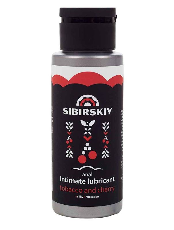 Анальный лубрикант на водной основе SIBIRSKIY с ароматом вишни и табака (100 мл)
