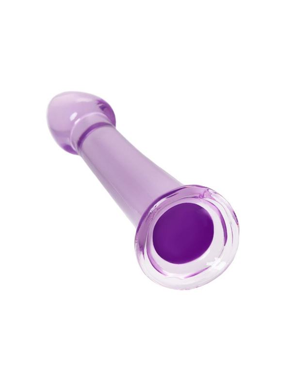 Фиолетовый фаллоимитатор Jelly Dildo M (18 см)