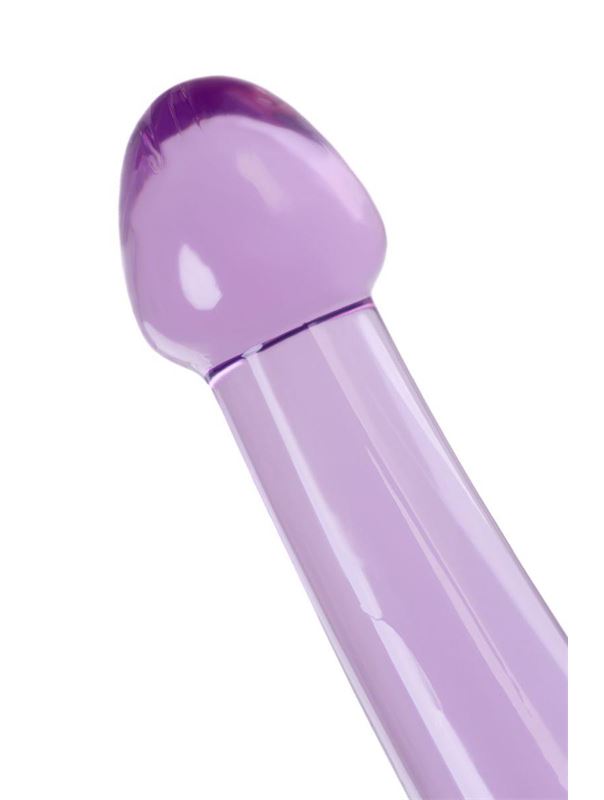 Фиолетовый фаллоимитатор Jelly Dildo M (18 см)
