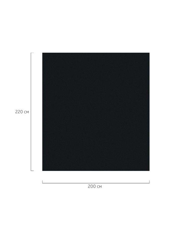 Черная виниловая простыня для секса (220 х 200 см)