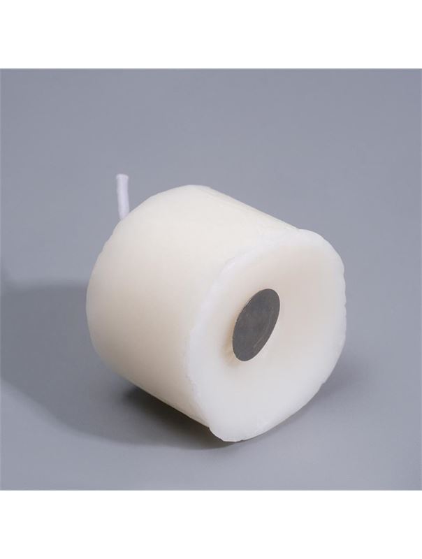 Белая свеча для БДСМ «Роза» из низкотемпературного воска