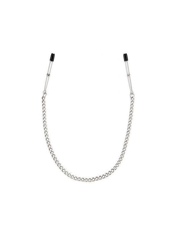 Регулируемые зажимы-пинцеты с серебристой цепочкой