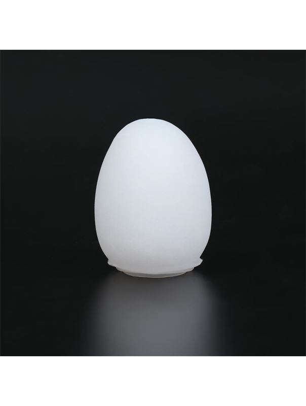 Рельефный мастурбатор EGG в синем футляре