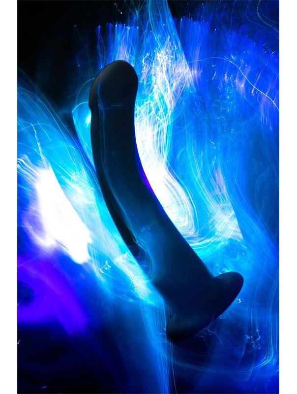 Черный анальный фаллоимитатор Serpens (14 см)