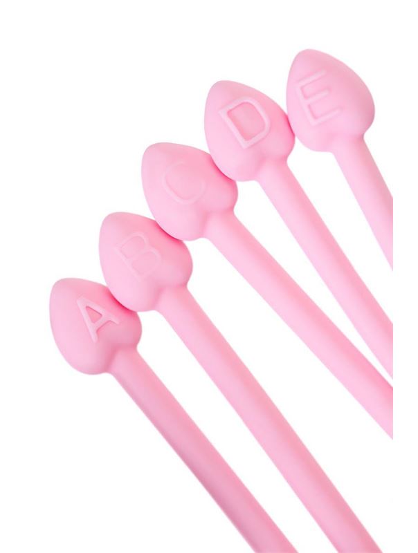 Набор из 5 розовых вагинальных шариков Tulips