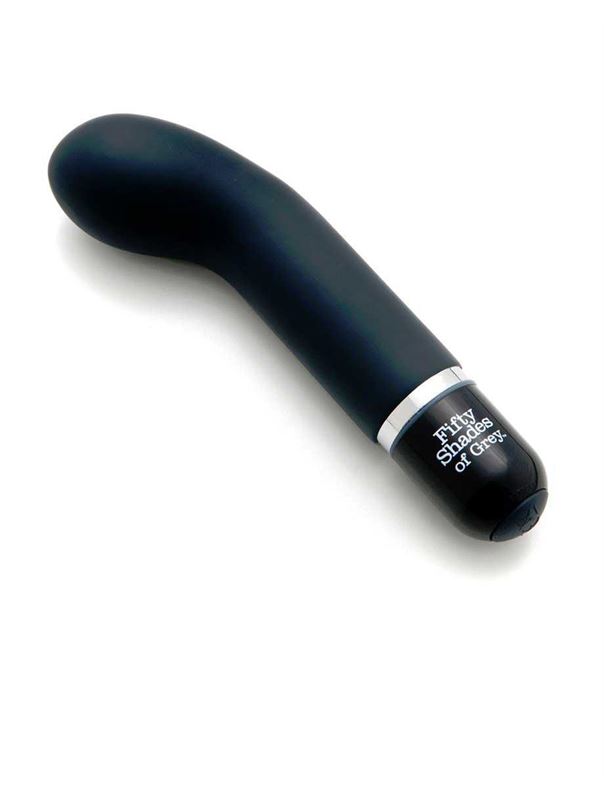 Черный силиконовый мини-вибратор Mini G-Spot Vibrator (13,3 см)