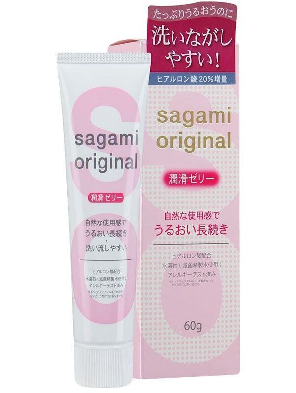 Гель-смазка на водной основе Sagami Original - 60 гр.