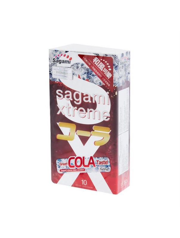 Ароматизированные презервативы Sagami Xtreme COLA (10 шт)