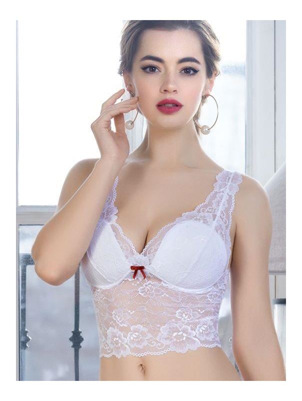 Топ-бралетт с плотной сшивной чашкой