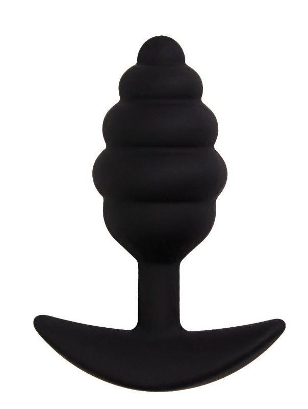 Черная анальная пробка Sphere S (7,5 см)