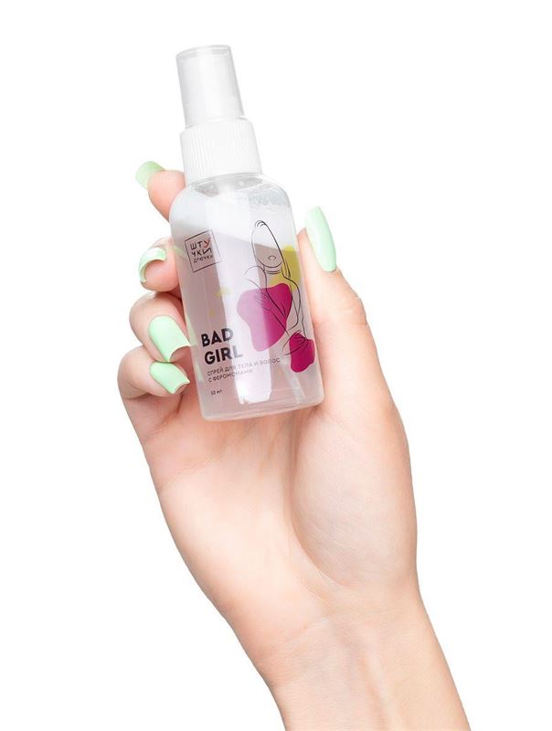 Двухфазный спрей для тела и волос с феромонами Bad Girl (50 мл)