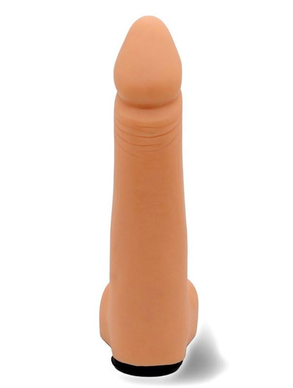 Реалистичный фаллоимитатор на трусиках с плугом (18,5 см)