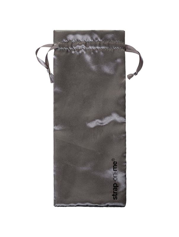 Черный безремневой вибрострапон Vibrating Bendable Strap-On - size L