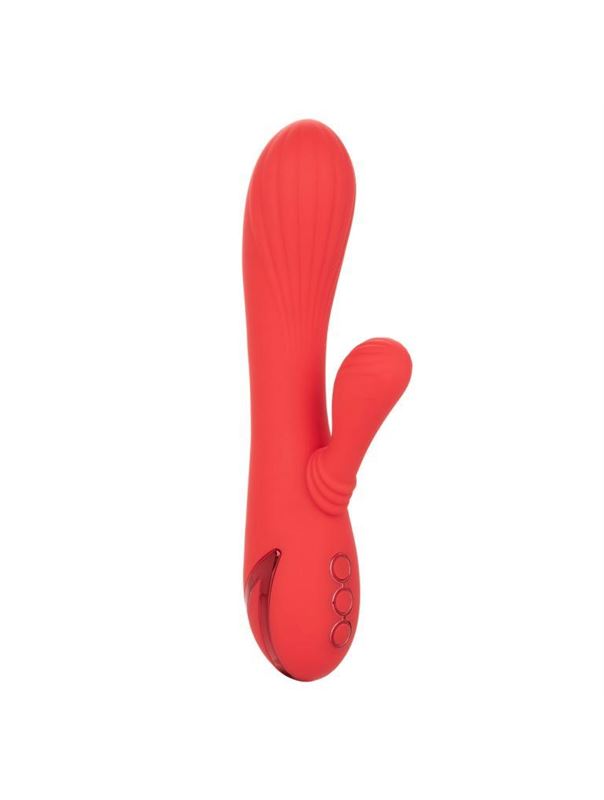 Красный вибромассажер кролик Palisades Passion