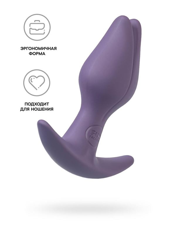 Фиолетовый анальный стимулятор Bootie Fem (8,5 см)