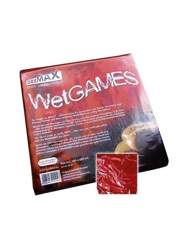 Красная виниловая простынь Fetish (180 х 220 см)