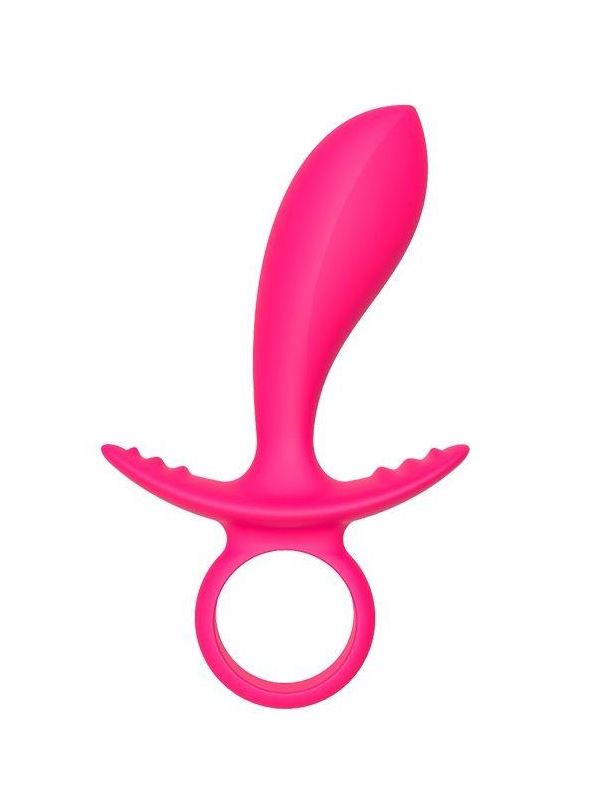 Розовая анальная пробка Silky Anal Finger (14,5 см)