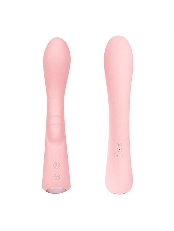 Нежно-розовый вибратор 6" Silicone G-Spot Fun (19,1 см)