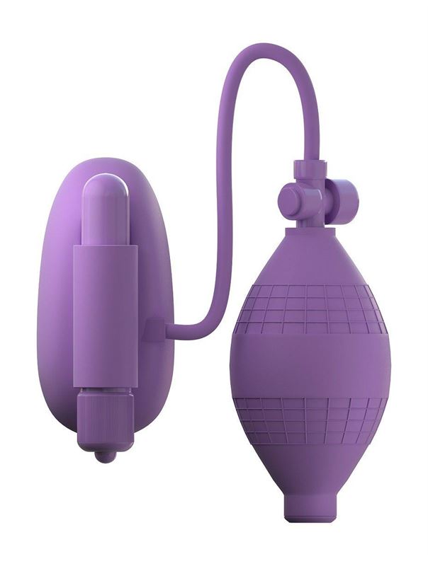 Сиреневая вакуумная вибропомпа для вагины Fantasy For Her Sensual Pump-Her