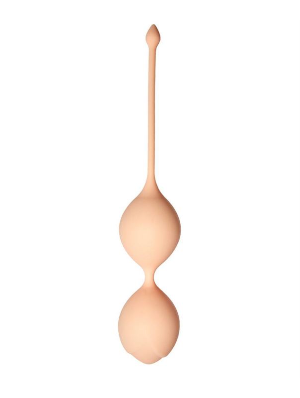 Телесные вагинальные шарики Кегеля Delta со смещенным центом тяжести