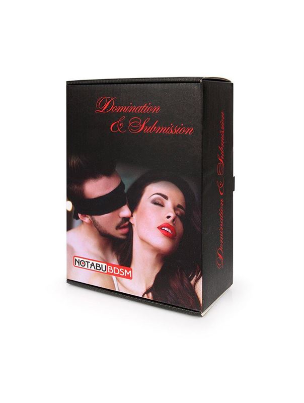 Изысканный кожаный бдсм набор с золотистыми цепочками