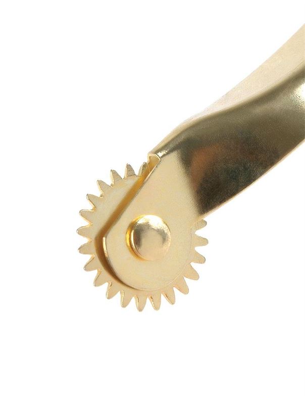 Золотисто-черное колесо Вартенберга Wartenberg Wheel