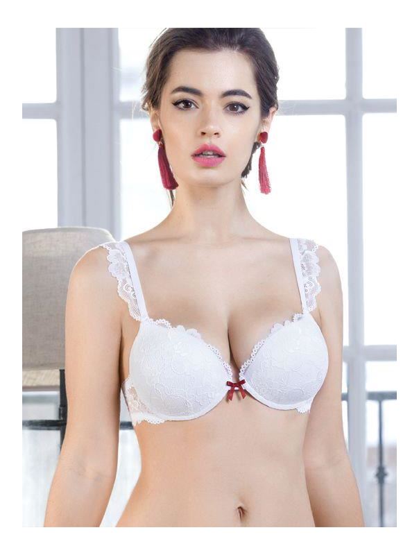 Бюстгальтер пуш-ап с крылышками на бретелях