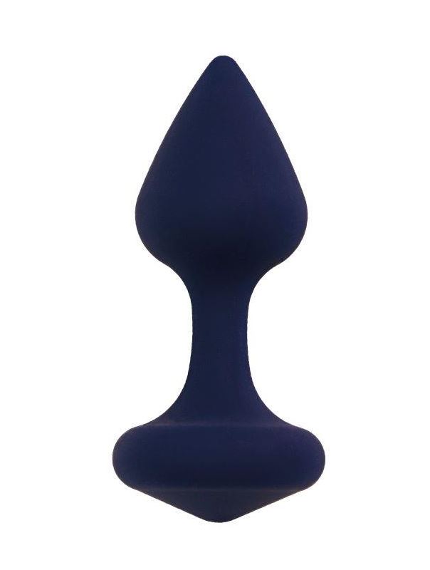 Темно-синяя анальная пробка Exo S (7,5 см)