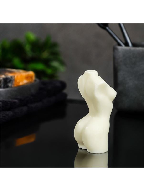 Белое фигурное мыло «Женское тело №1» (80 гр)