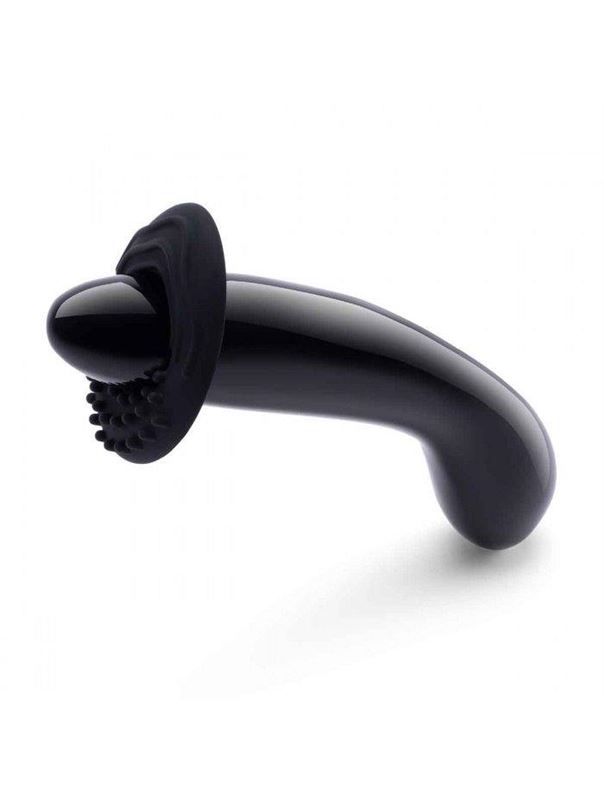 Массажер для G-точки Le Wand Crystal G-Wand из черного обсидиана