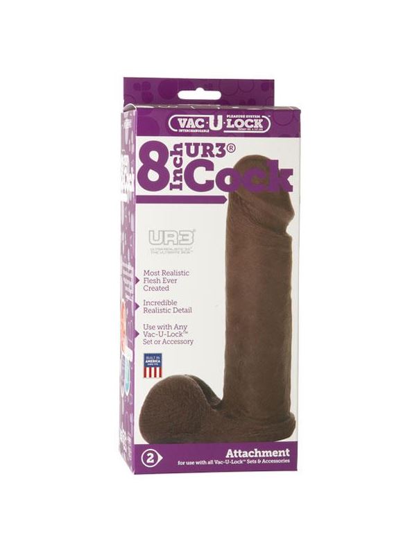 Насадка-реалистик Vac-U-Lock 8" ULTRASKYN Cock (20,6 см)