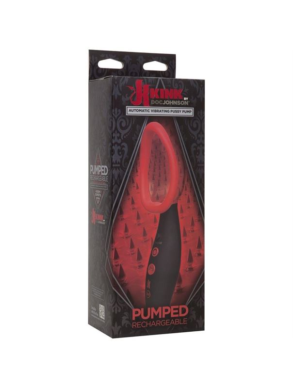 Автоматическая женская вибропомпа Kink Pumped Echargeable Automatic Vibrating Pussy Pump