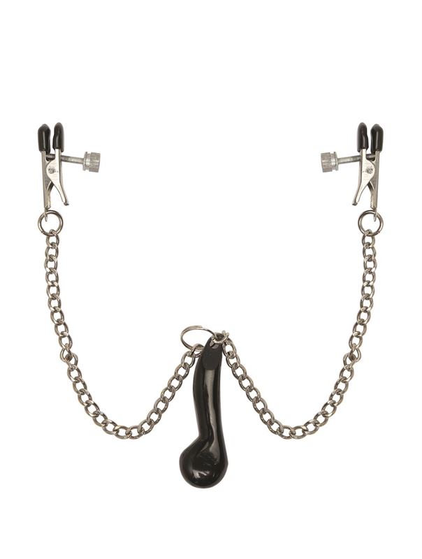 Клипсы для сосков с грузиком Fetish Fantasy Heavyweight Nipple Clamps