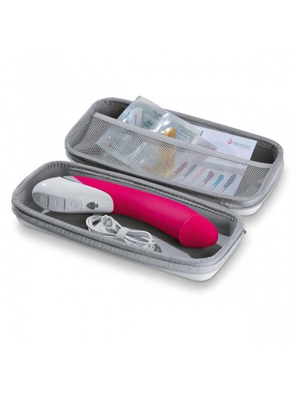 Фиолетовый вибратор Mystim Sassy Simon - 27 см.