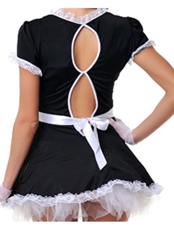 Черный костюм горничной отеля