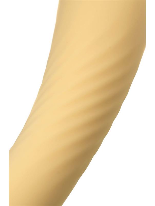 Желтый вибратор Calla классической формы (22 см)