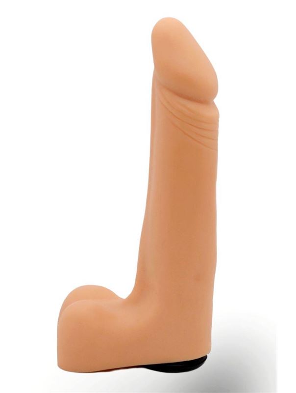 Реалистичный фаллоимитатор на трусиках с плугом (18,5 см)