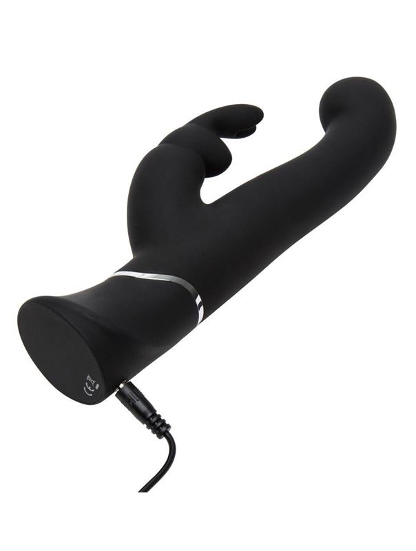 Черный вибратор кролик G-Spot Stroking Vibrator (24,2 см)