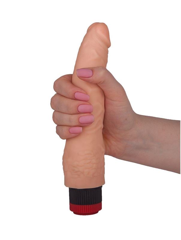 Гелевый вибратор без мошонки (22 см)