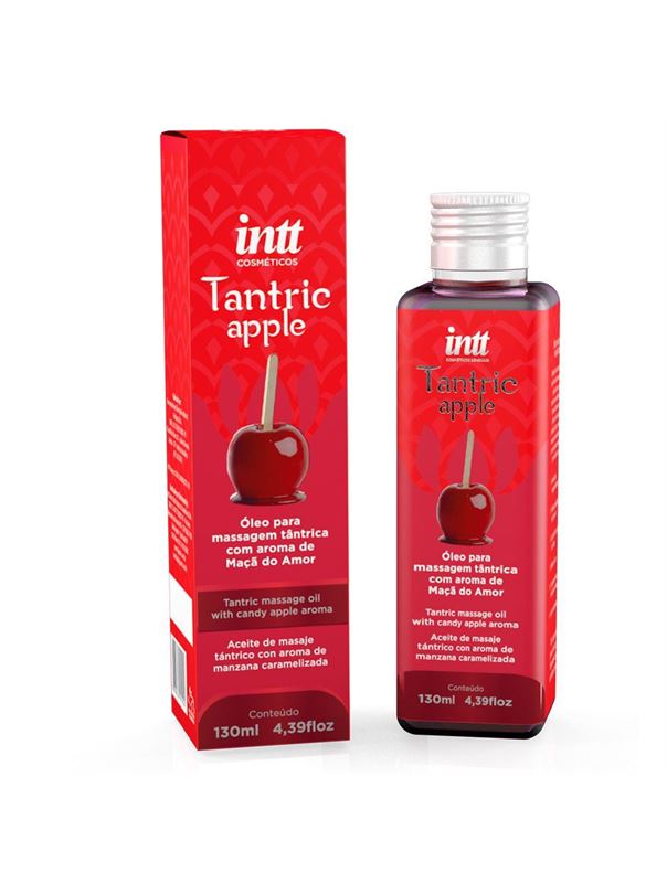 Массажное масло Tantric Apple с ароматом яблока (130 мл)